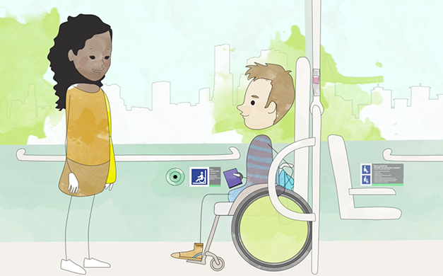 Accessible ensemble - Quand théo rencontre clara - RATP