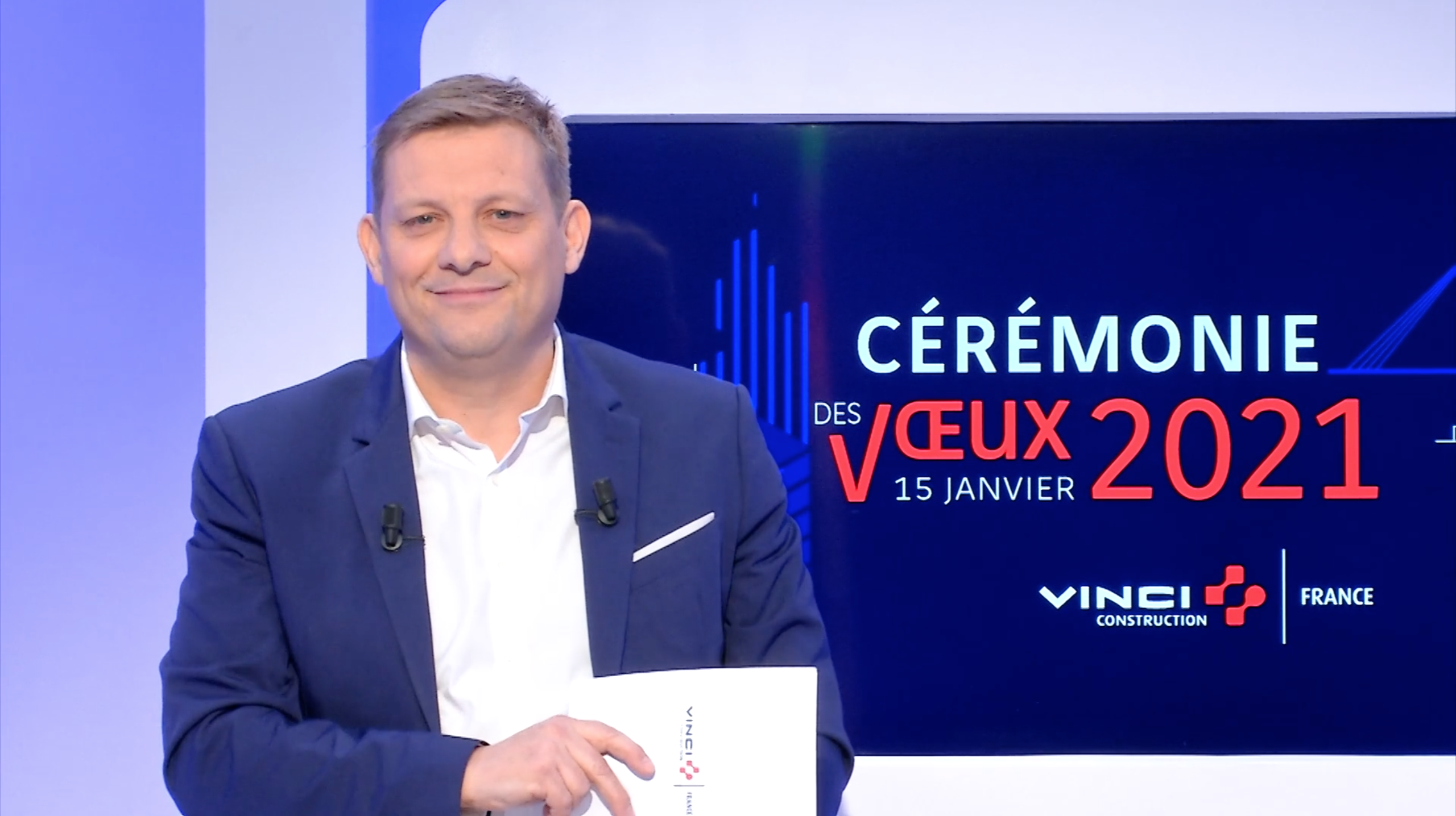 Cérémonie de vœux digitalisée pour VINCI Construction